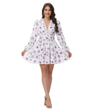 Noélie™ | Robe romantique à fleurs