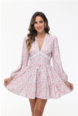 Noélie™ | Robe romantique à fleurs