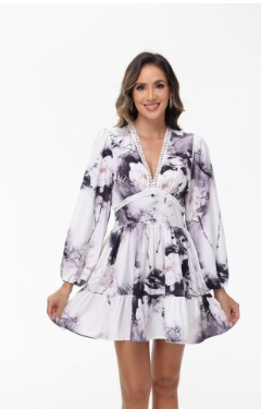 Noélie™ | Robe romantique à fleurs