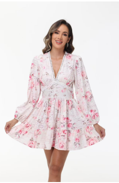 Noélie™ | Robe romantique à fleurs