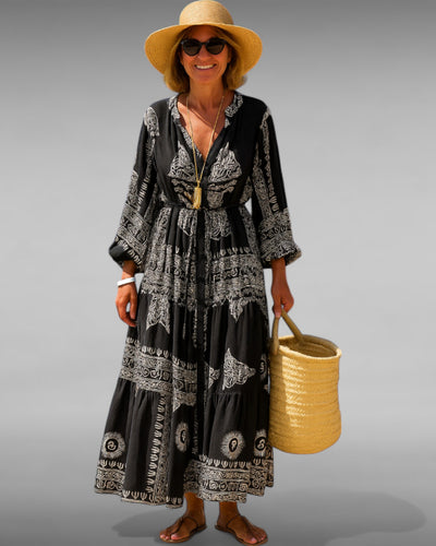 Soraya | Robe bohème longue