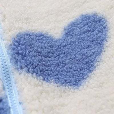 Léa™ | Veste réversible à cœurs