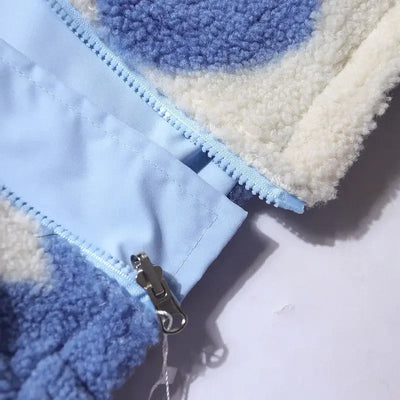 Léa™ | Veste réversible à cœurs