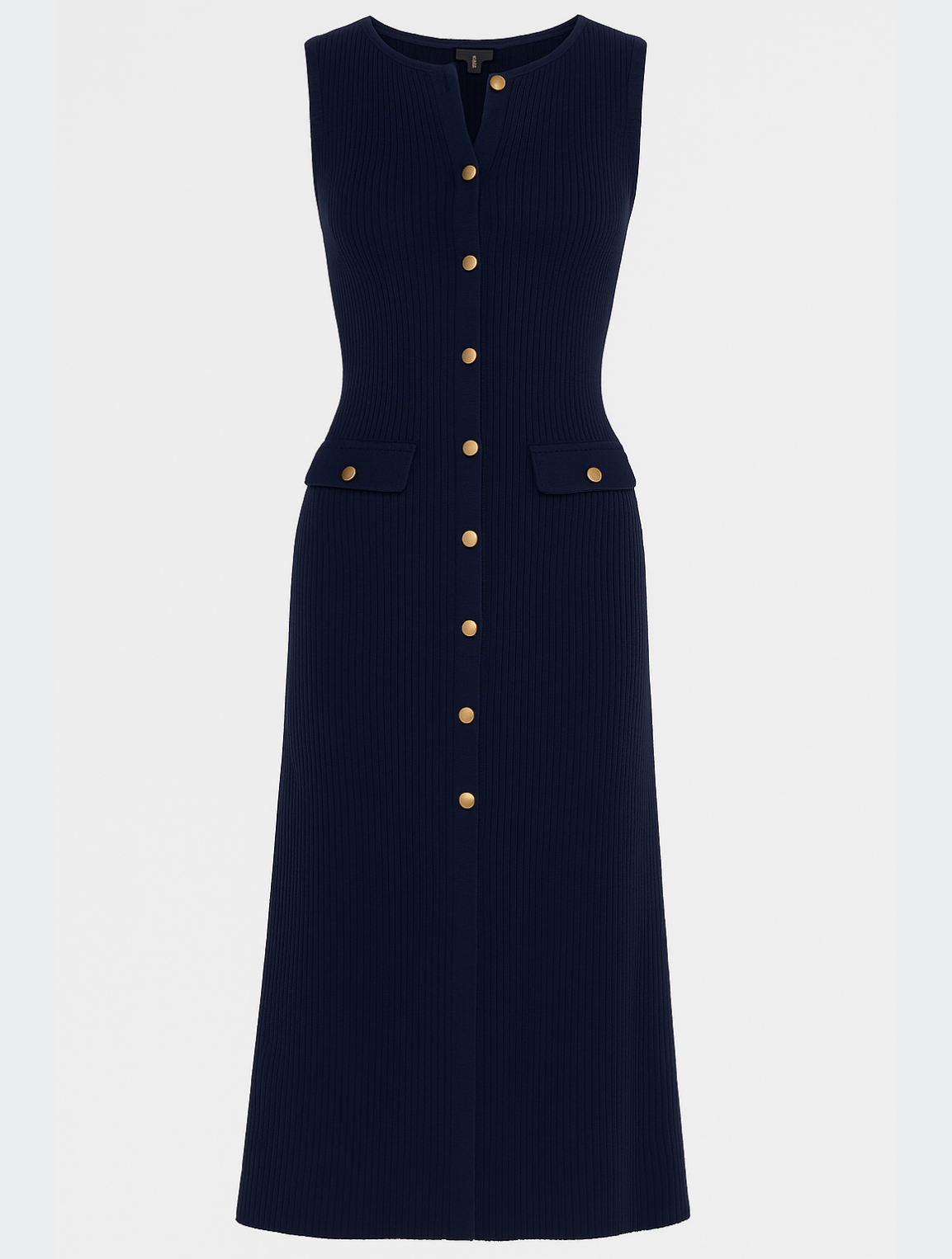 Claire™ | Robe midi sans manches
