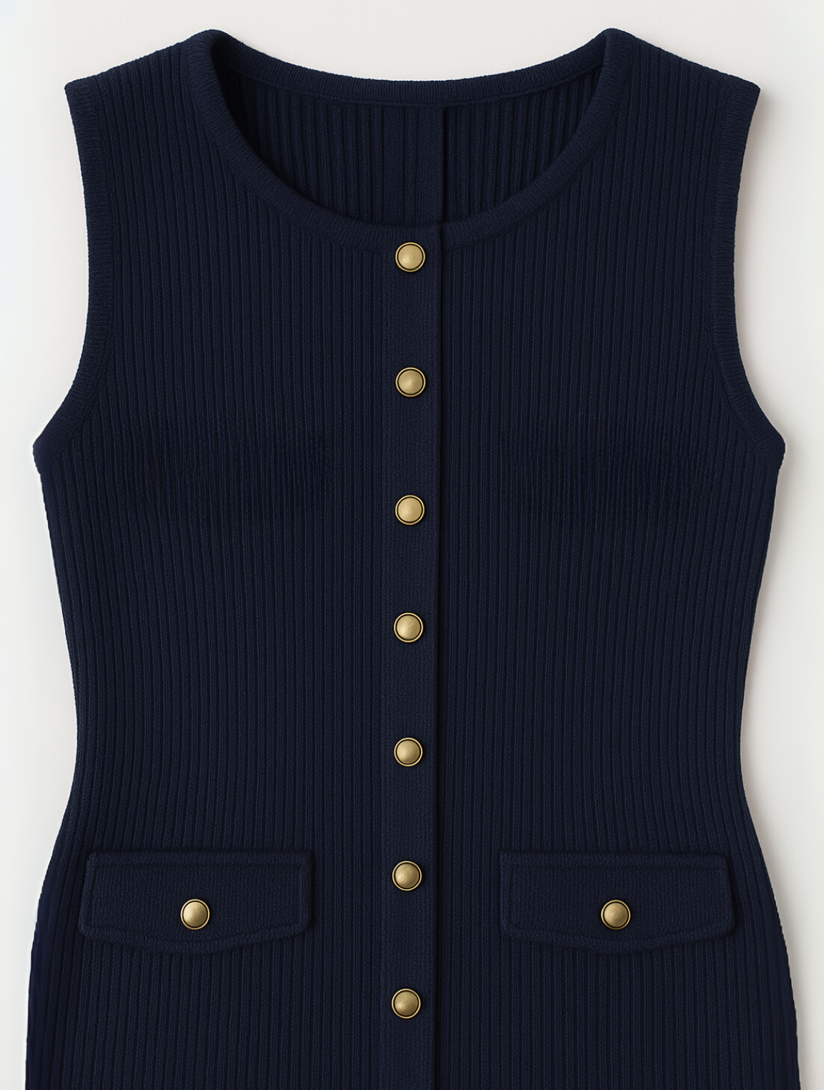 Claire™ | Robe midi sans manches