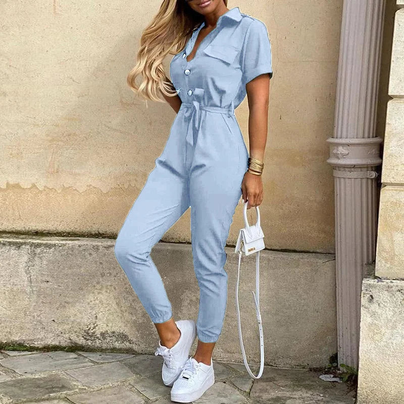 Helen™ | Combinaison utility avec ceinture à la taille