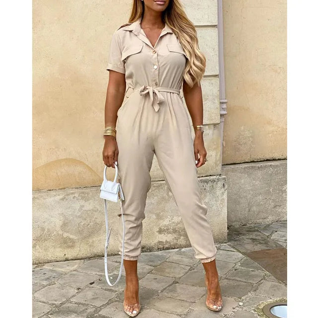Helen™ | Combinaison utility avec ceinture à la taille