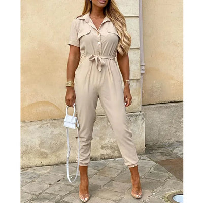 Helen™ | Combinaison utility avec ceinture à la taille