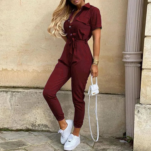 Helen™ | Combinaison utility avec ceinture à la taille