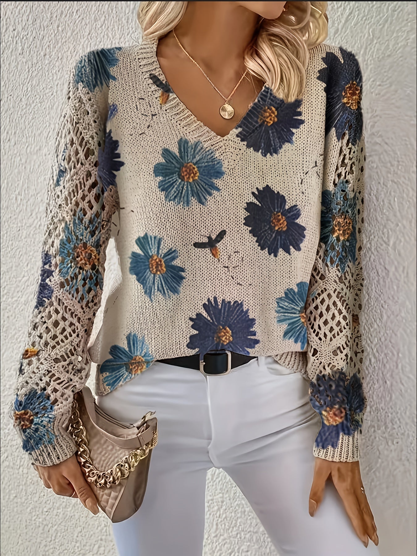 Inès™ | Pull Douceur Florale