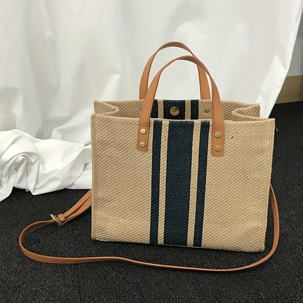 Sac cabas rayé