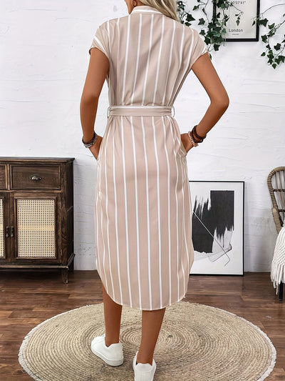 Sophie™ | Robe à rayures fines