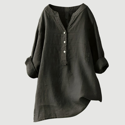 Nadège™ | Blouse Décontractée à Boutons
