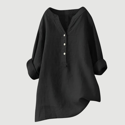 Nadège™ | Blouse Décontractée à Boutons
