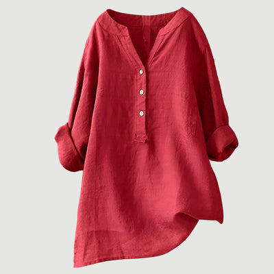 Nadège™ | Blouse Décontractée à Boutons