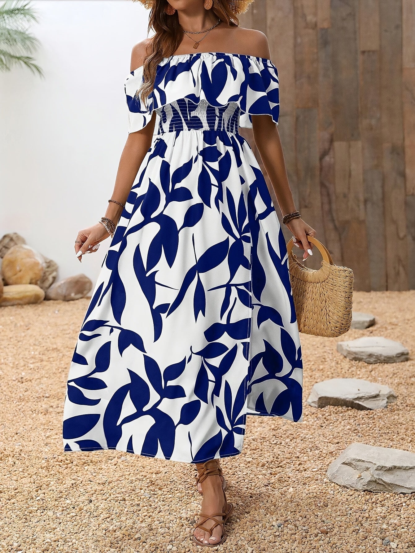Romy™ | Robe de plage tropicale