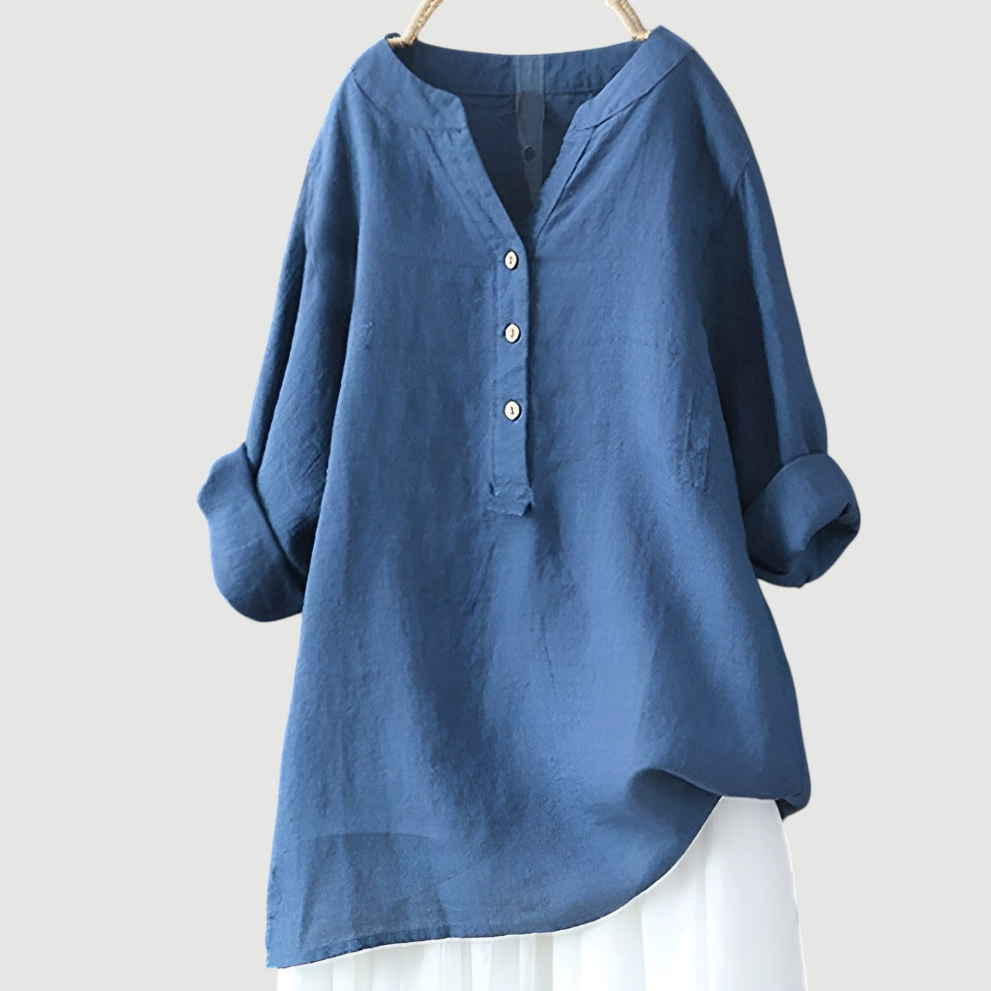 Nadège™ | Blouse Décontractée à Boutons