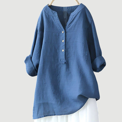 Nadège™ | Blouse Décontractée à Boutons