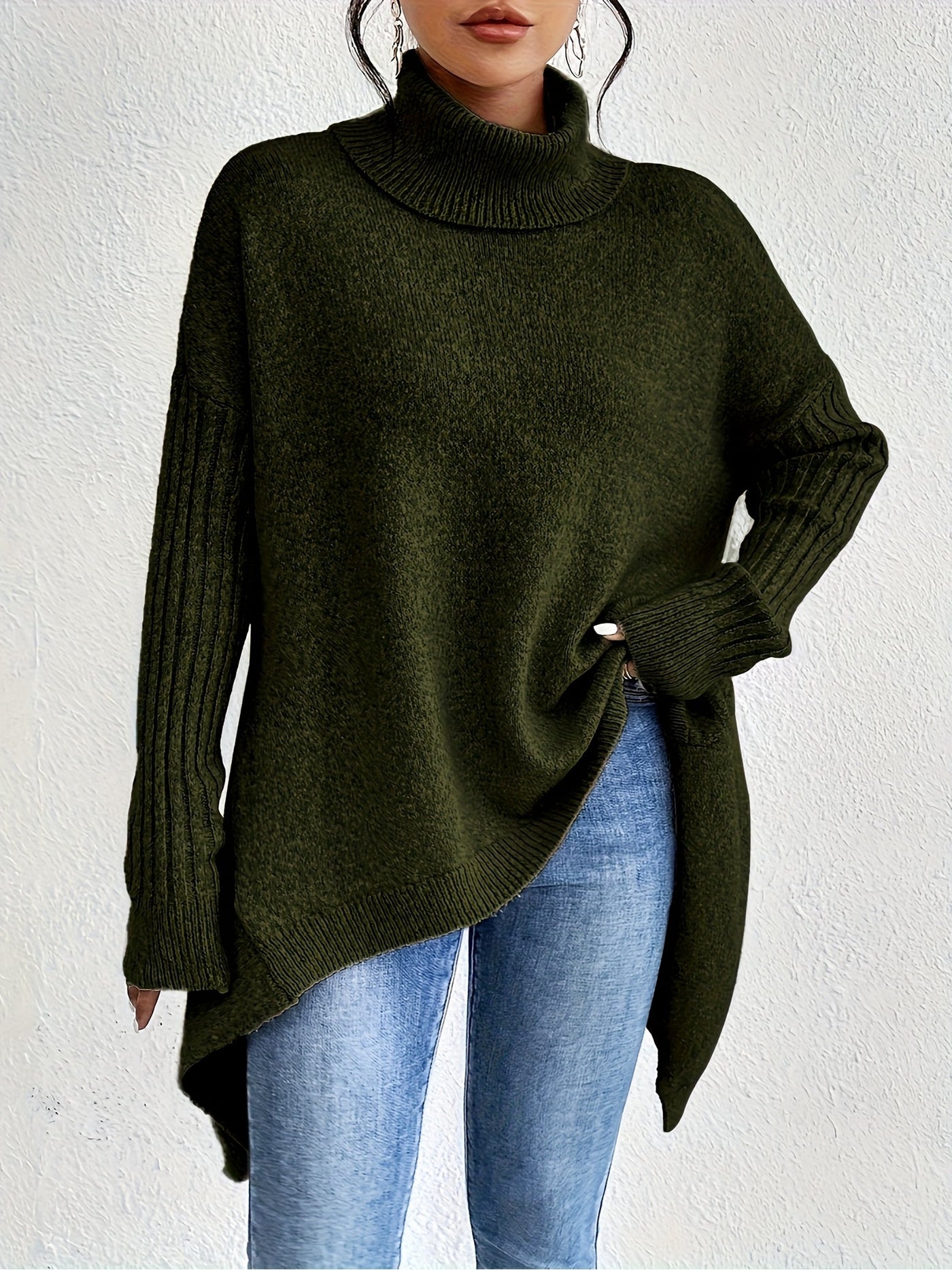 Adeline™ | Pull col roulé ample