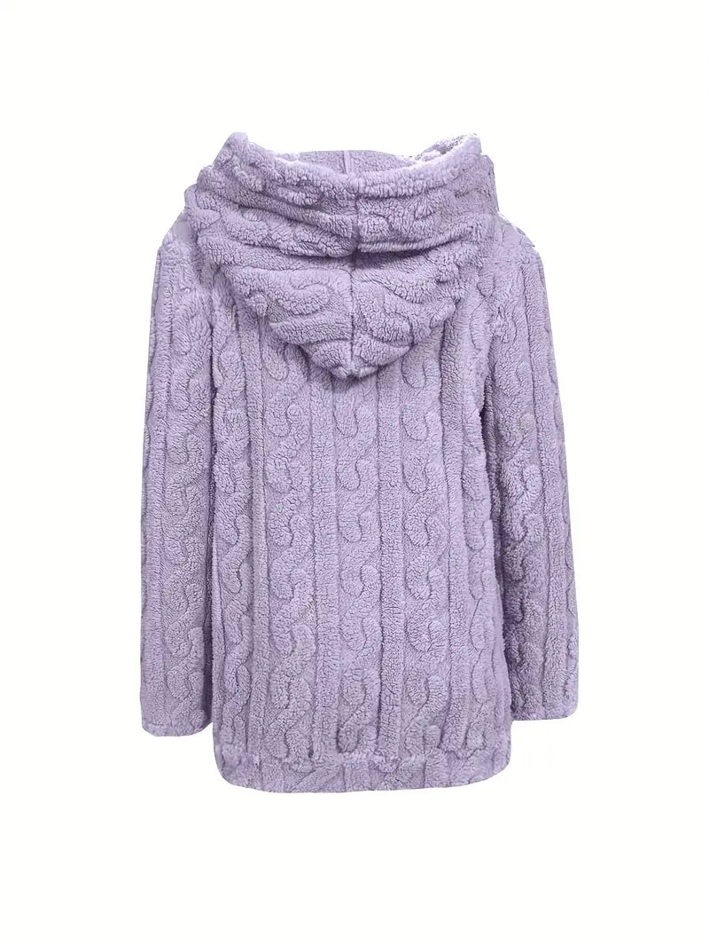 Léonie™ | Veste cocoon zippée