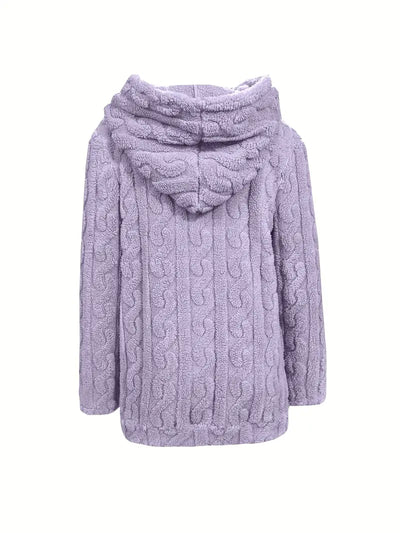 Léonie™ | Veste cocoon zippée