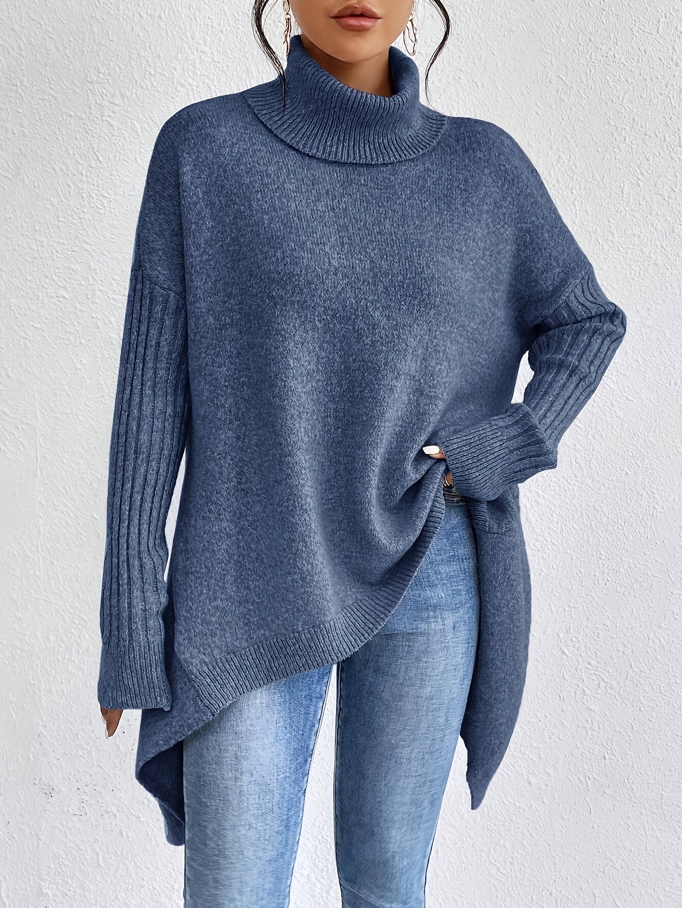 Adeline™ | Pull col roulé ample