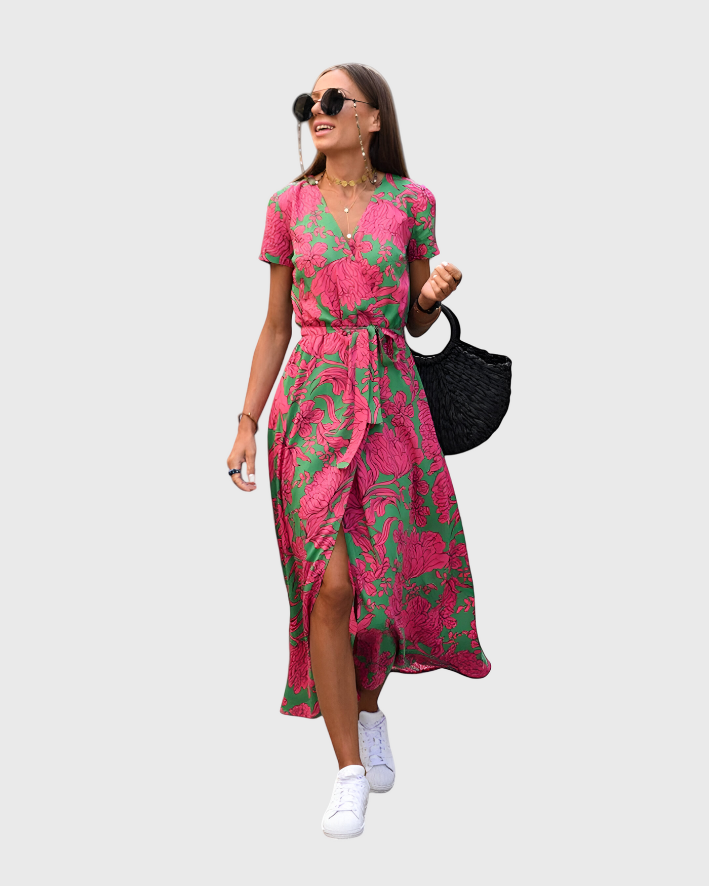 Liora™ | Robe statement florale