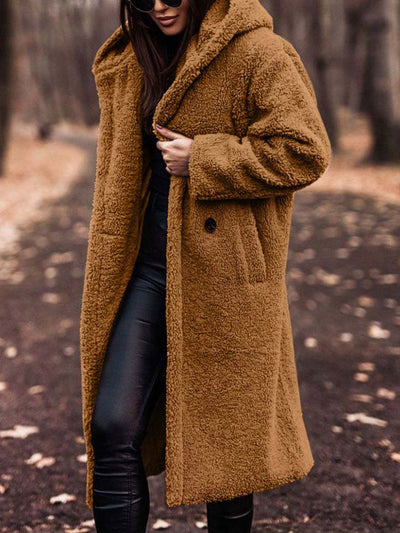 Dominique™ | Manteau long à capuche douillet