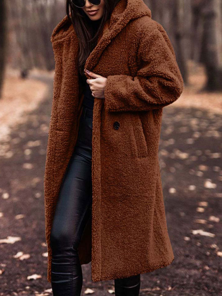 Dominique™ | Manteau long à capuche douillet