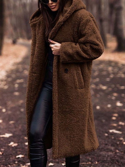 Dominique™ | Manteau long à capuche douillet