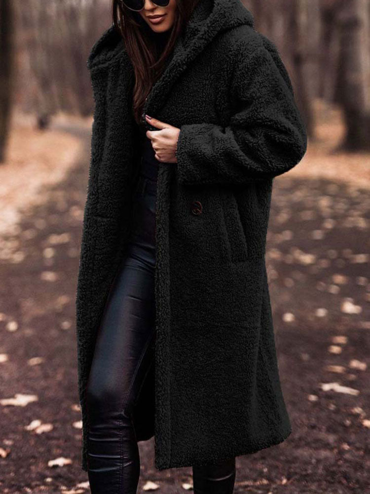 Dominique™ | Manteau long à capuche douillet