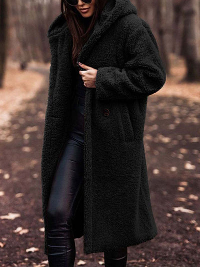 Dominique™ | Manteau long à capuche douillet