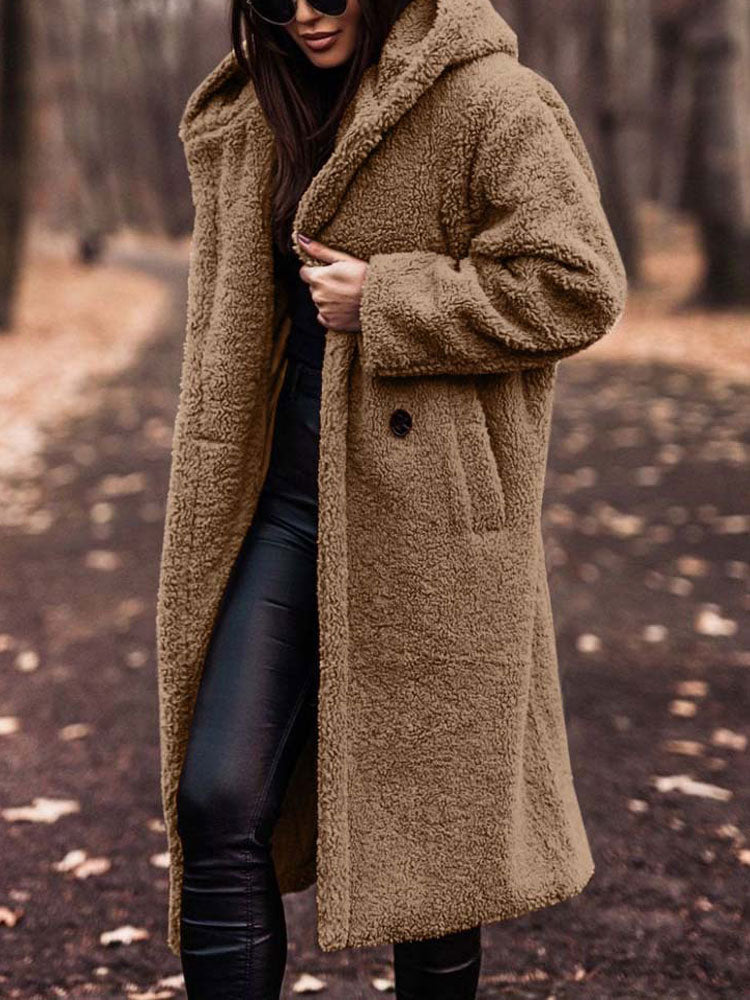 Dominique™ | Manteau long à capuche douillet