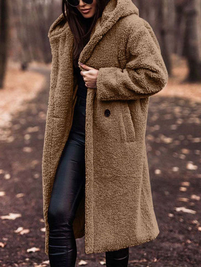 Dominique™ | Manteau long à capuche douillet
