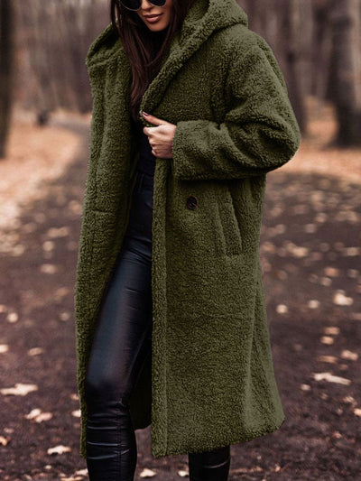 Dominique™ | Manteau long à capuche douillet