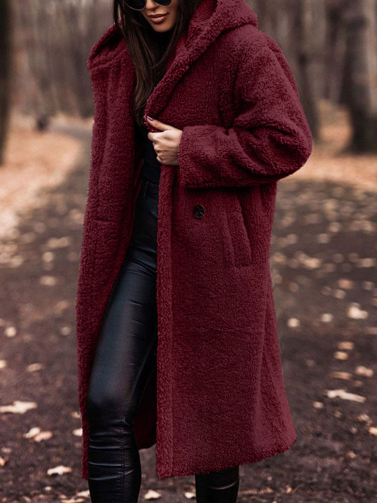 Dominique™ | Manteau long à capuche douillet