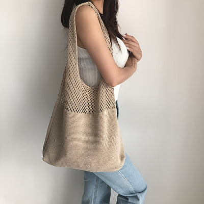 Sac de plage bohème chic en crochet