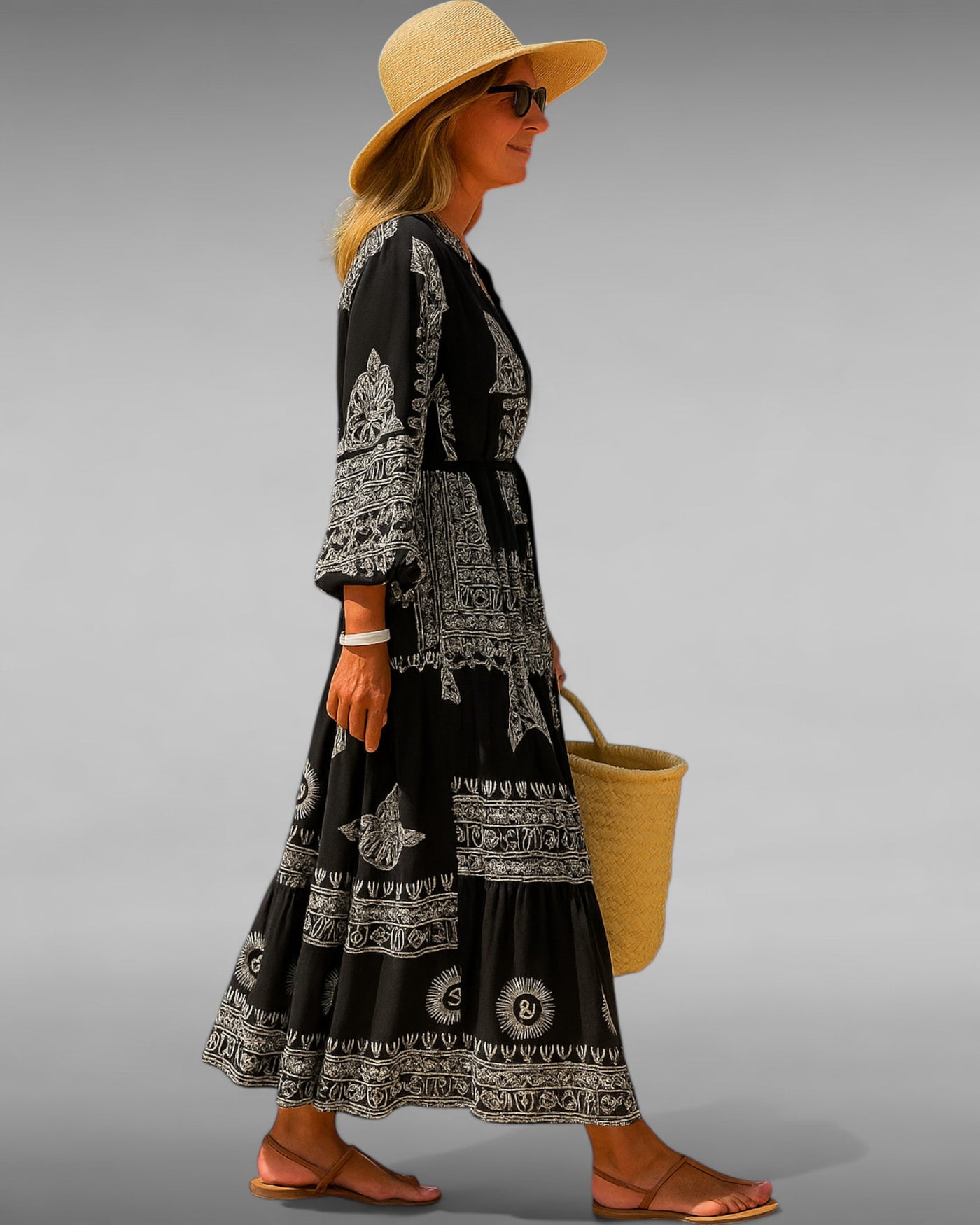 Soraya | Robe bohème longue