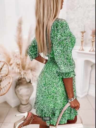 Sienna™ | Robe d'été à fleurs vertes