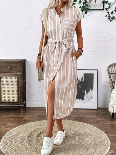 Sophie™ | Robe à rayures fines
