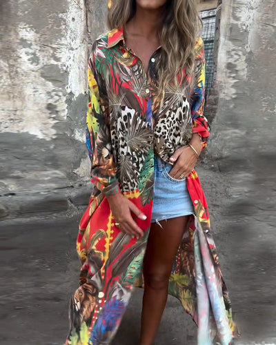 Mila™ | Robe chemise maxi