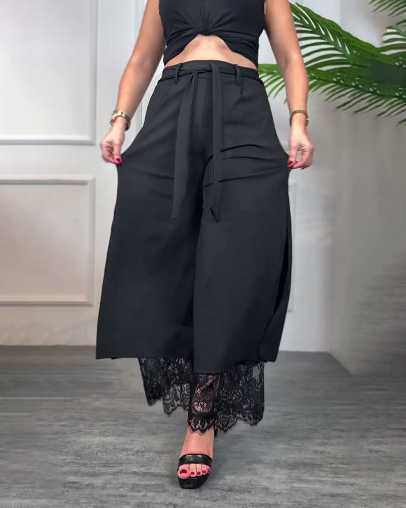Fleur™ | Pantalon en dentelle