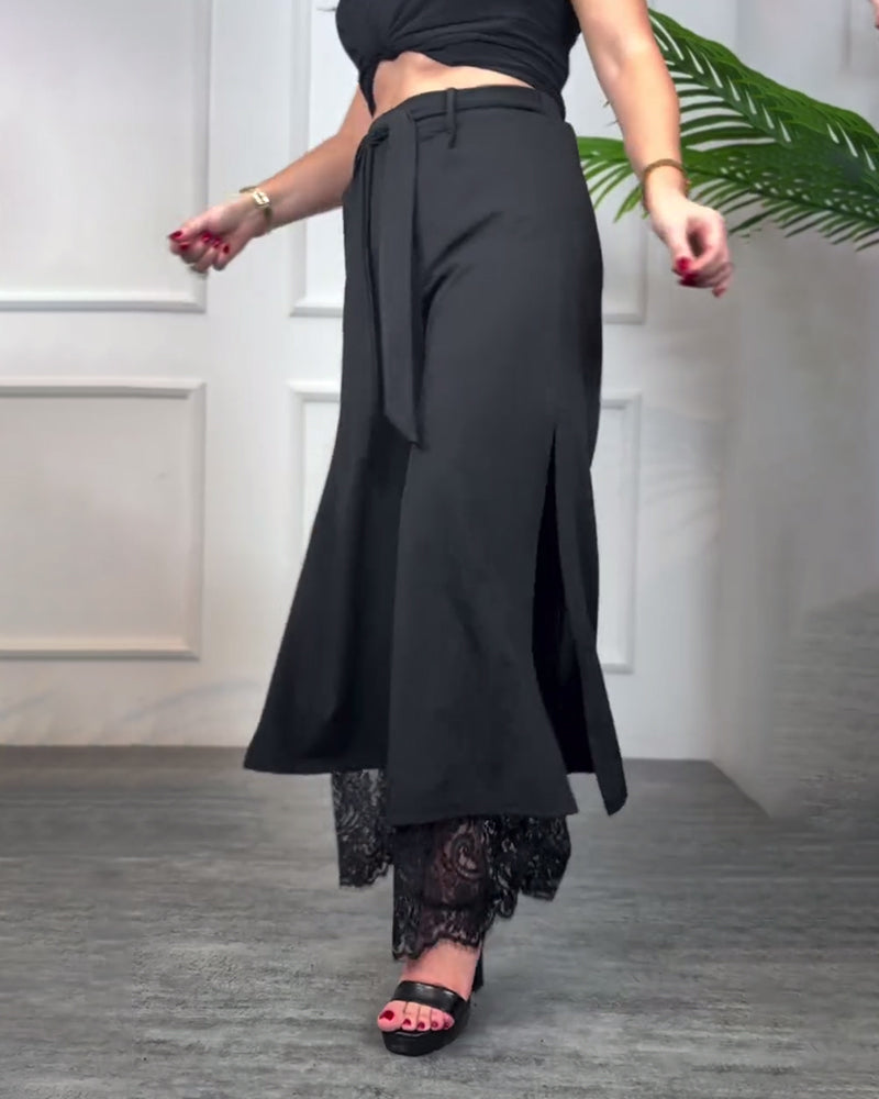 Fleur™ | Pantalon en dentelle