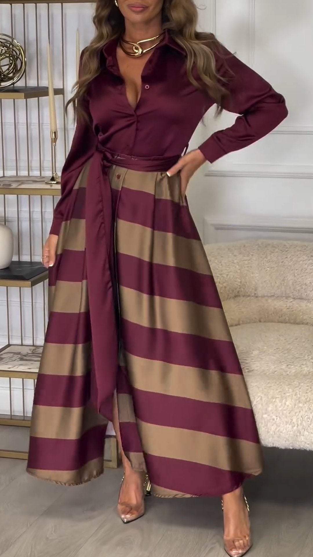 Aurélie™ | Ensemble Rayures Royales