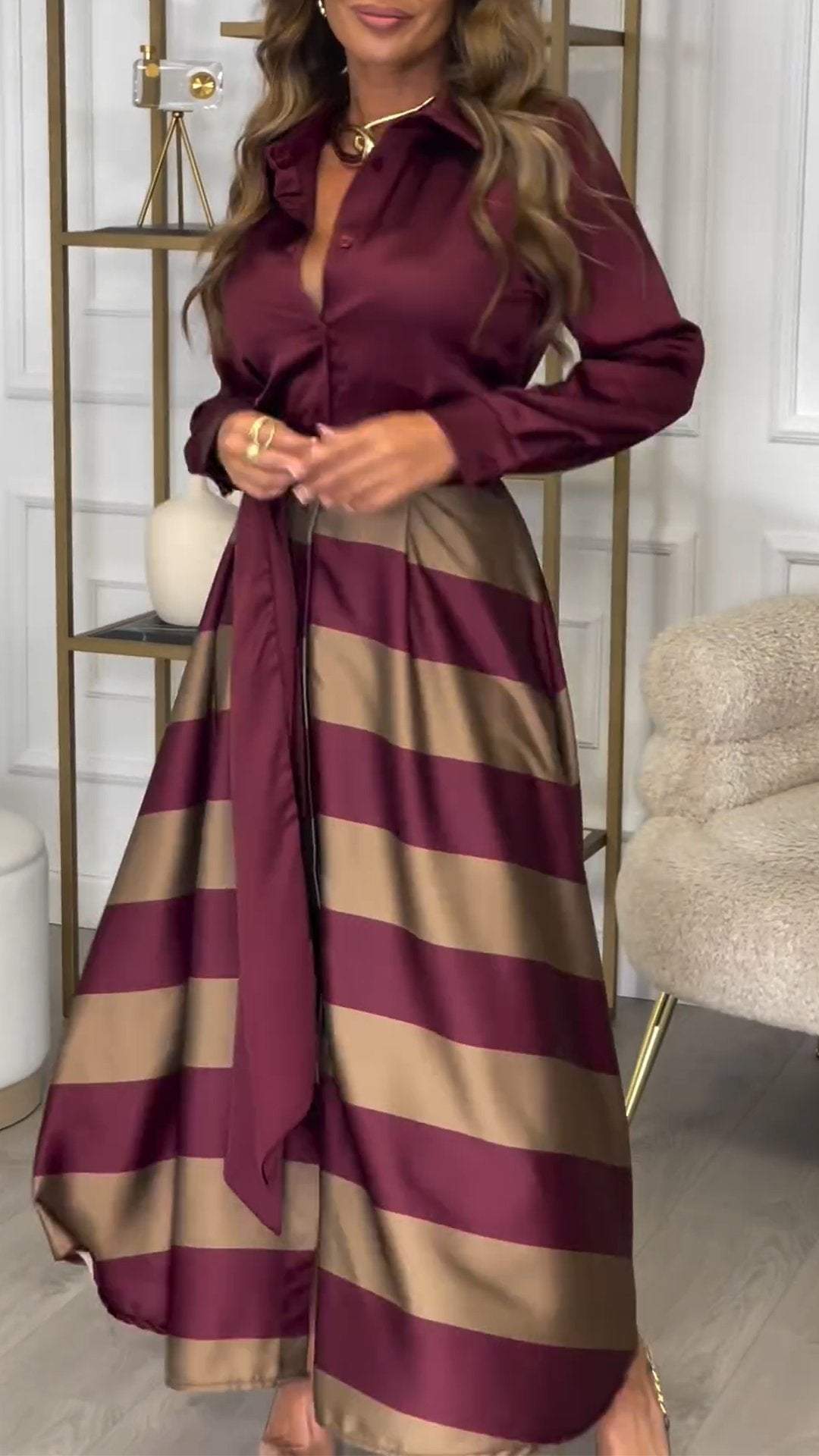 Aurélie™ | Ensemble Rayures Royales