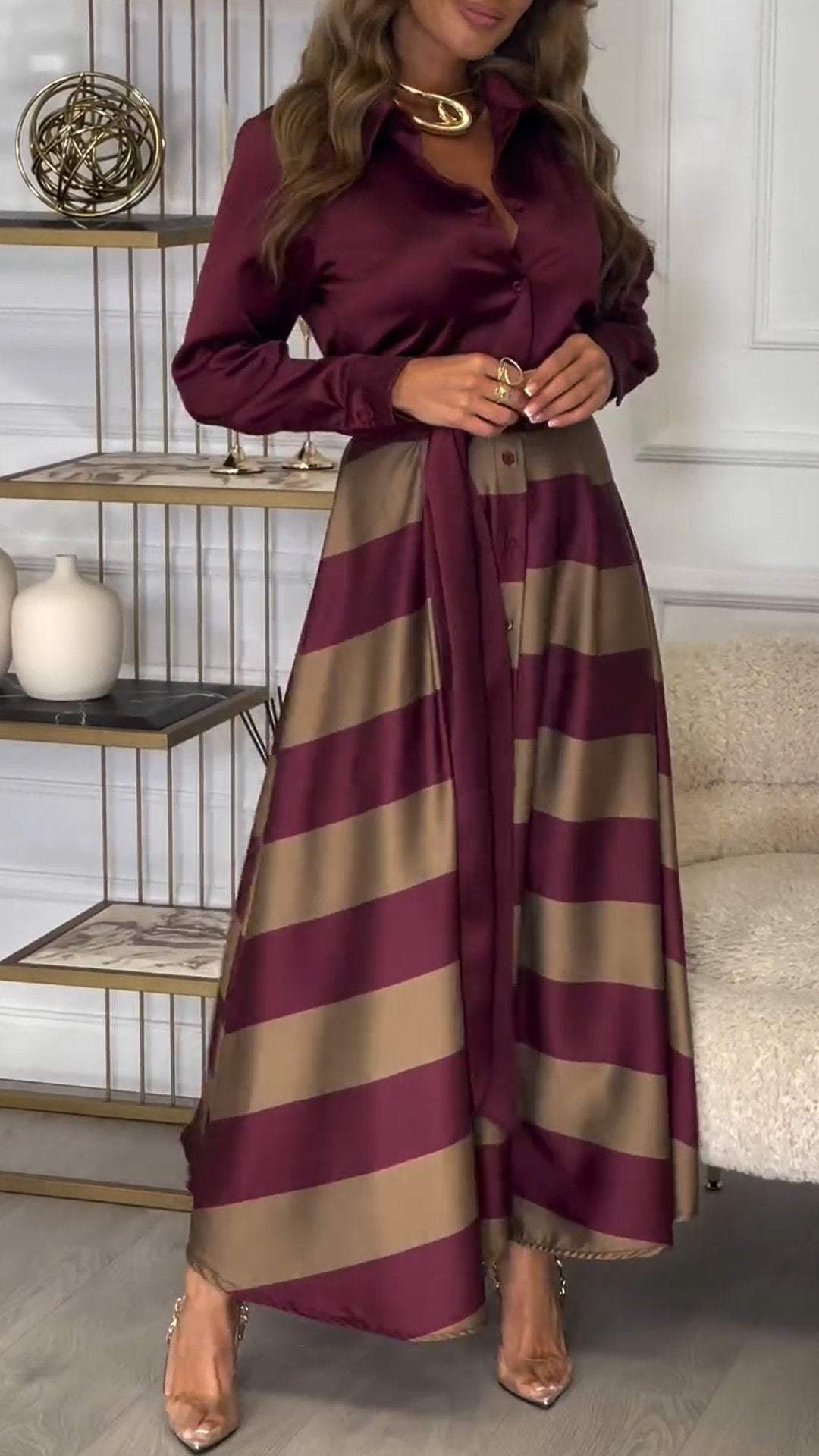 Aurélie™ | Ensemble Rayures Royales