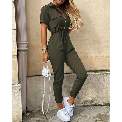 Helen™ | Combinaison utility avec ceinture à la taille