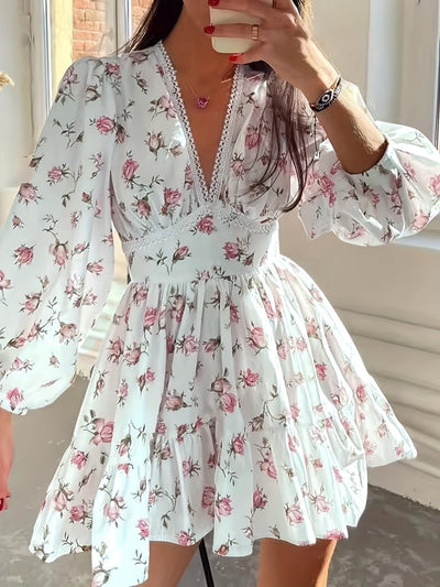 Noélie™ | Robe romantique à fleurs