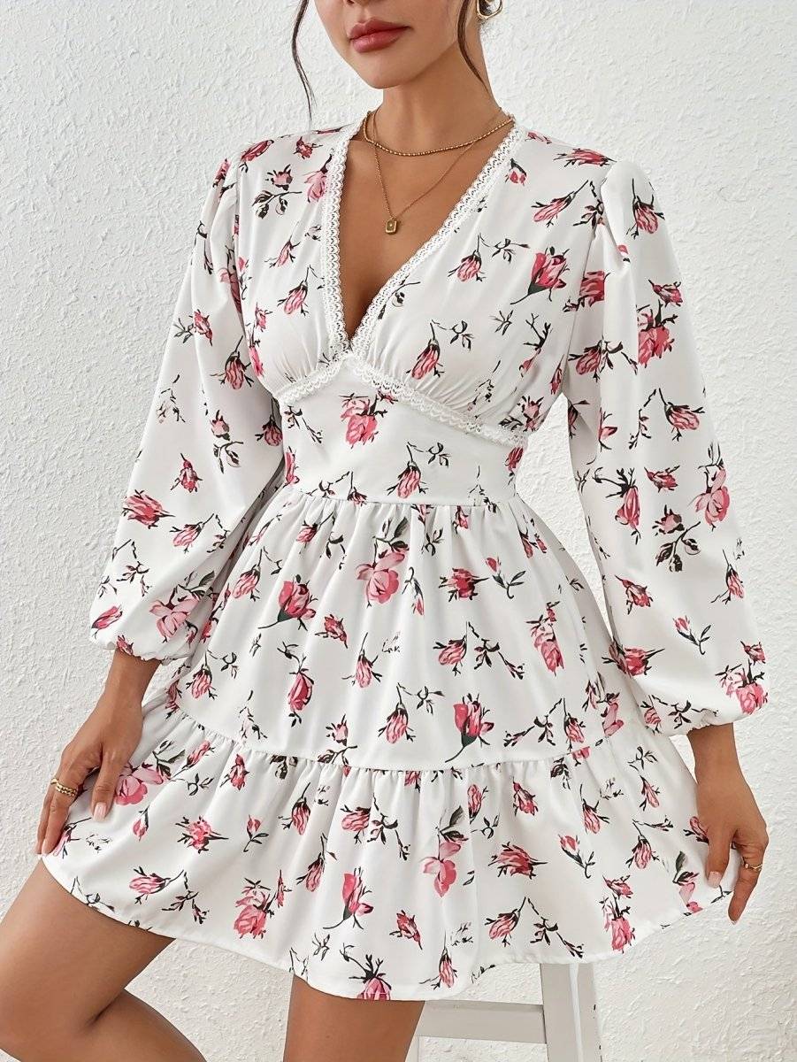 Noélie | Romantische Bloemenjurk