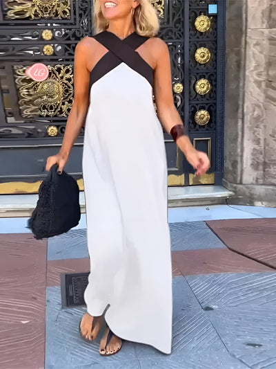 Alba™ | Robe maxi croisée de luxe